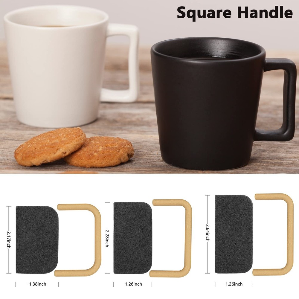 Pottery Mug Handle Molds 12Pcs Mug Handle Forms Mug Handle Making Tool for Po...
