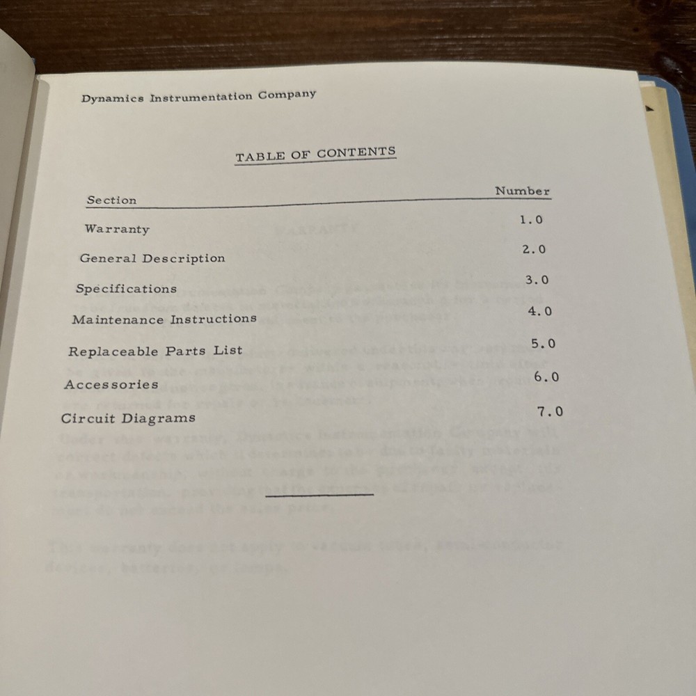 Dynamics Instrumentation 3573 D-C Amplifier Operating Instructions 3573-0007