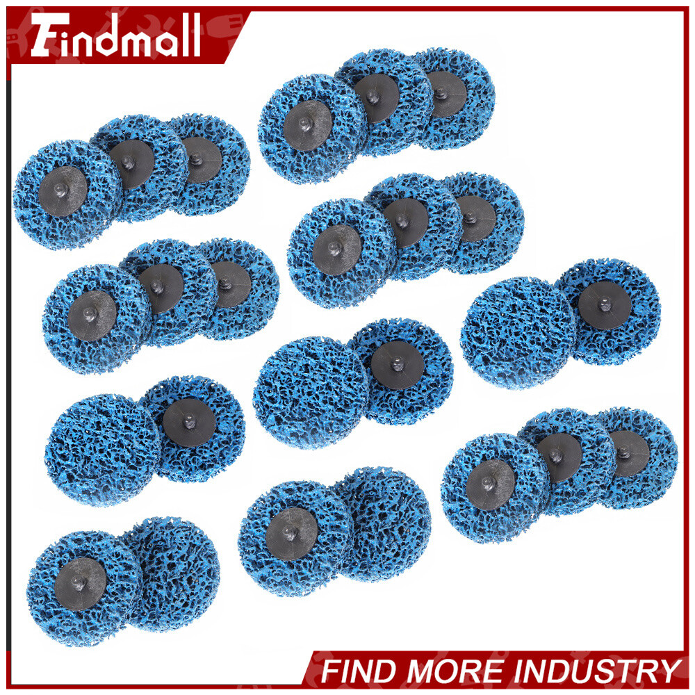 Findmall 25 Pack 3" Quick Change Easy Strip & Clean Discs Fits For Paint Rust