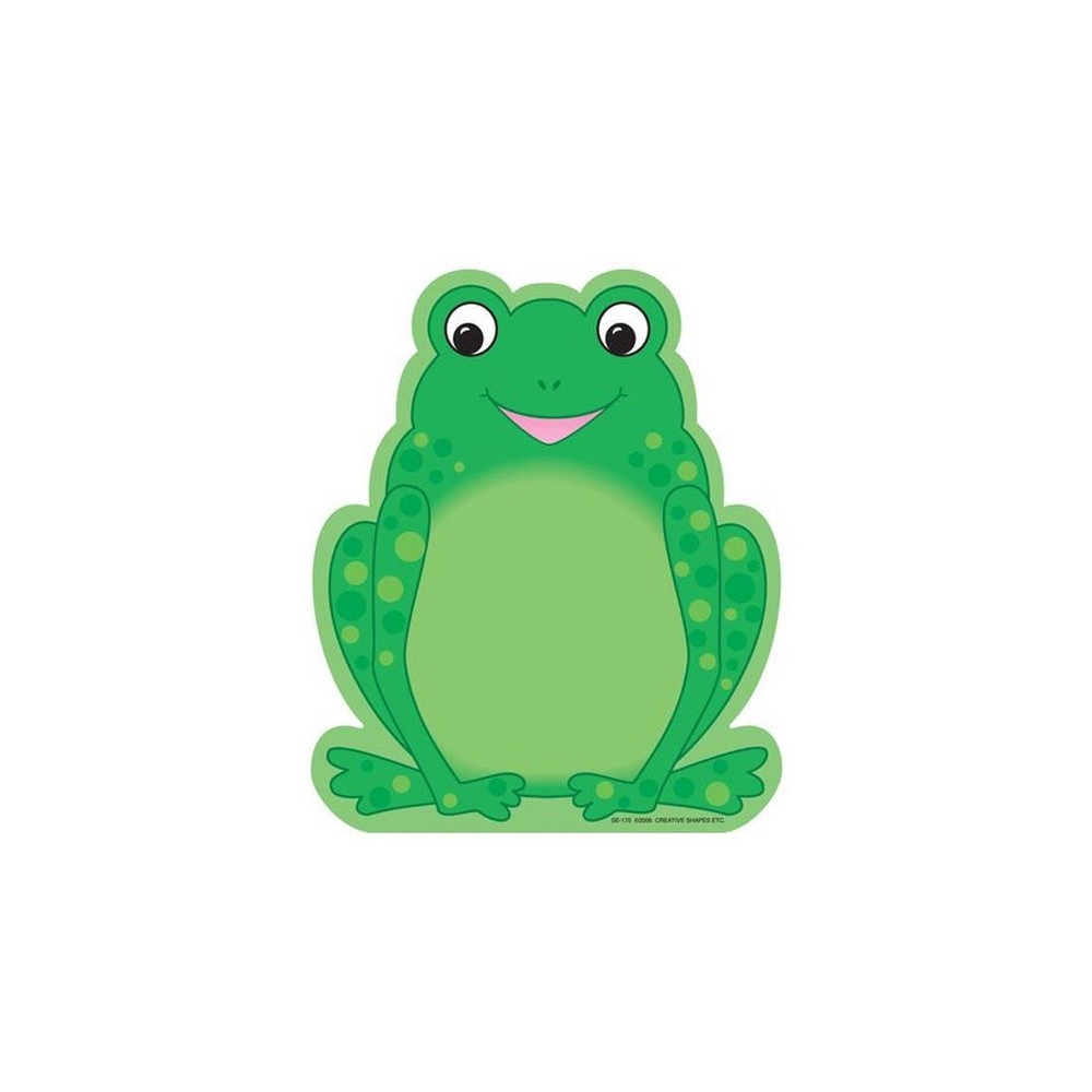 Creative Shapes Notepad Frog Large