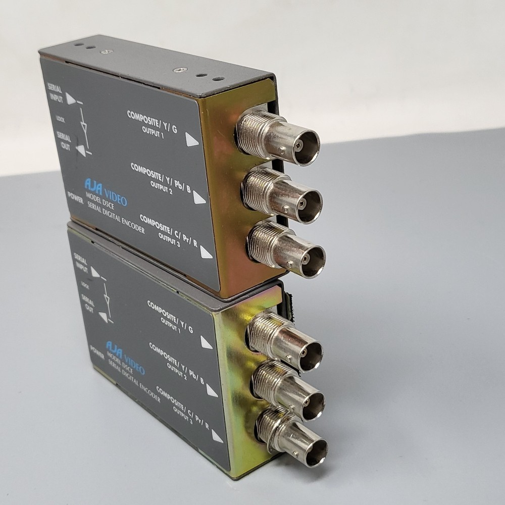 AJA D5CE Encoder + D5D Decoder SDI Composite Video Converter Lot