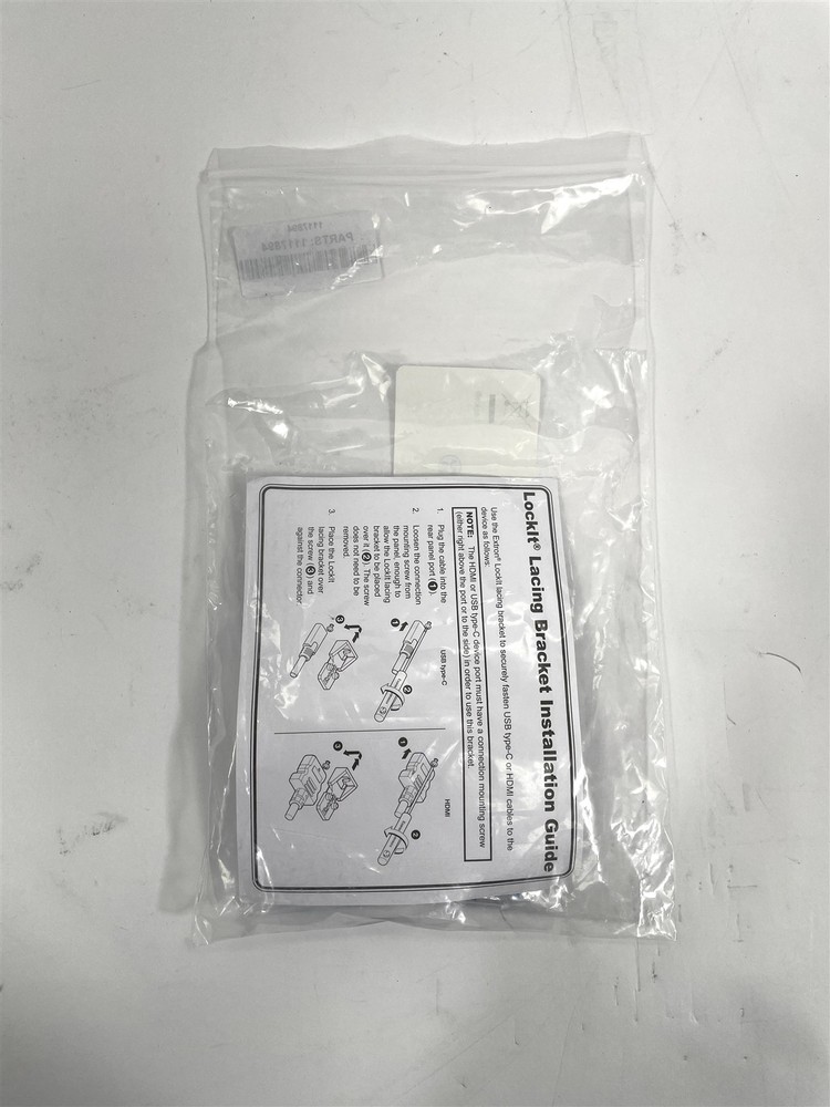 OPEN BOX Extron LockIt Cable Lacing Bracket/50 HDMI Bracket 101-020-01
