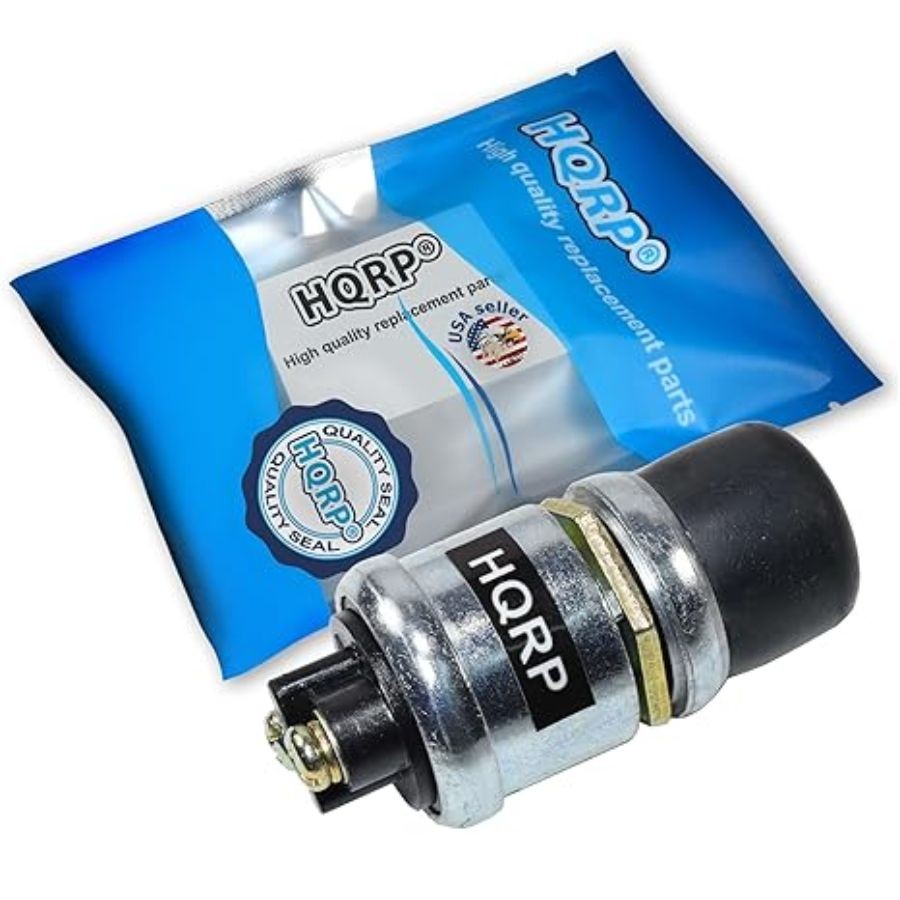 12V 50A Momentary Push-Button Starter Ignition Switch Compatible with Lawn Mower