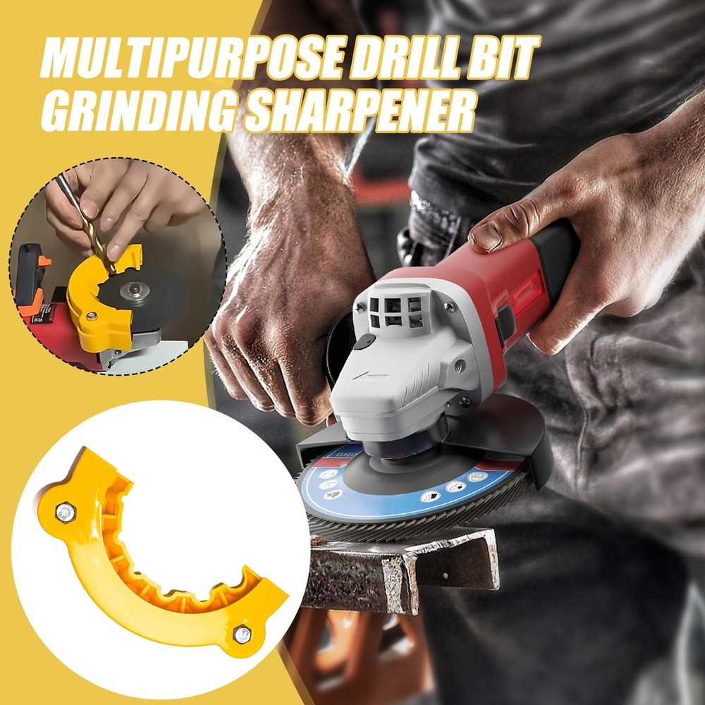 New Portable Drill Bit Sharpener - Drill Bit Grinding Attachment - Multipurpose