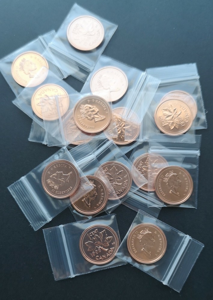 *** CANADA  ONE  CENT 1998  W  *** FROM   MINT  SETS *** BETTER  DATE ***