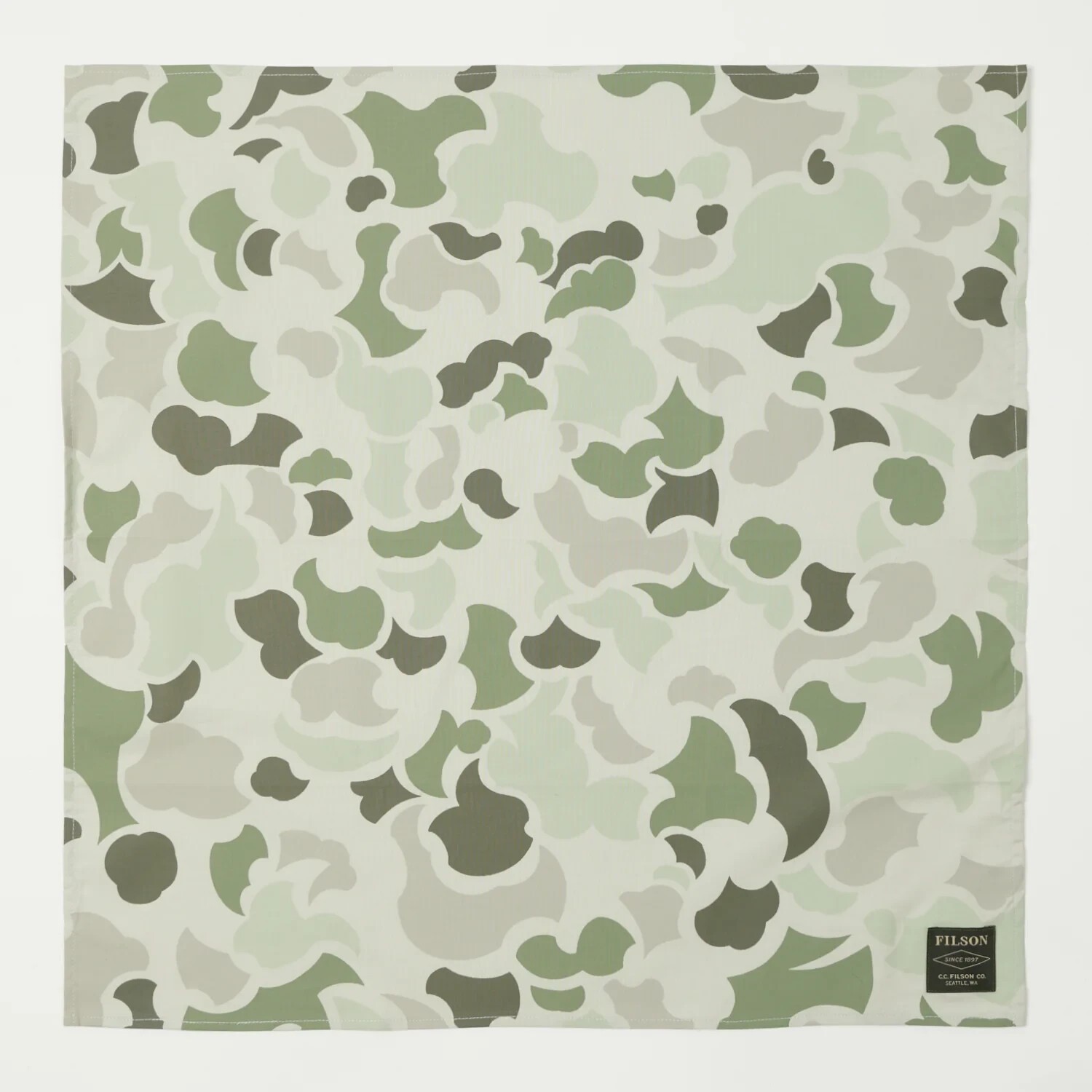 Filson Sportsman Bandana 2 Pack 20233029 Camo Khaki Camo Brown Tan Green Gray CC