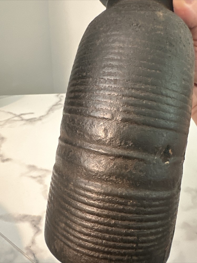 Antique Wooden Ghee Jar