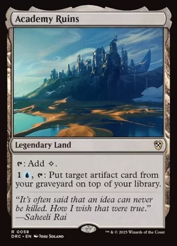 Academy Ruins - 58 - NM - Commander: Aetherdrift - MTG