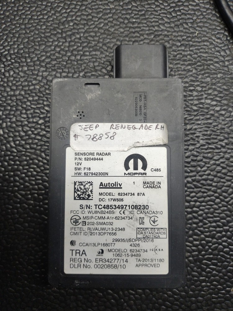 Jeep Renegade Blind Spot Sensor