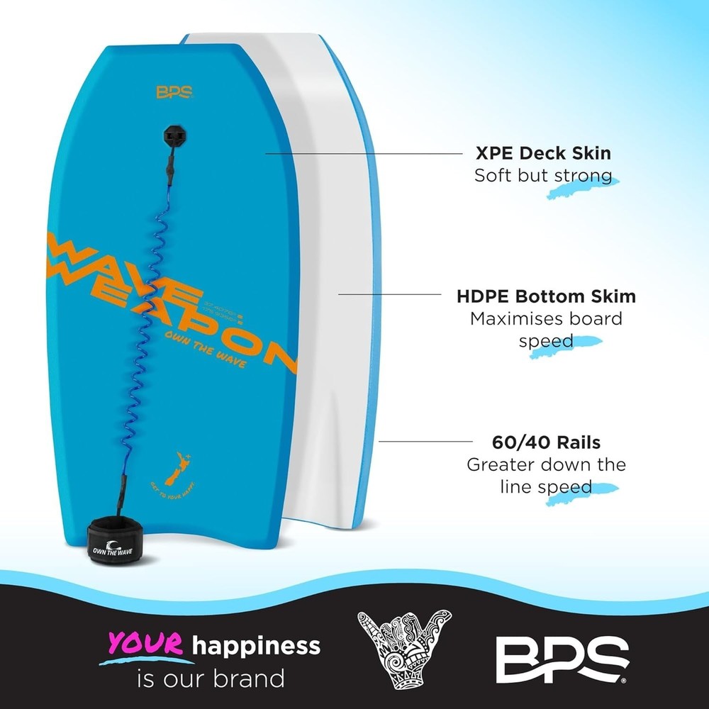 Lightweight Bodyboard with EPS Core for All Ages