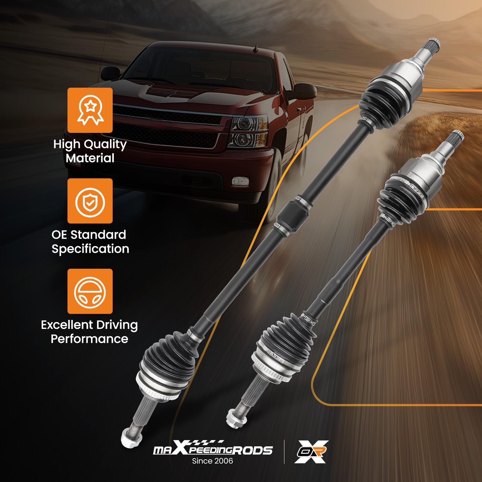 Front Pair CV Axle Assembly For Toyota Corolla 1.8L 2009 2010 11 2012 2013-2018