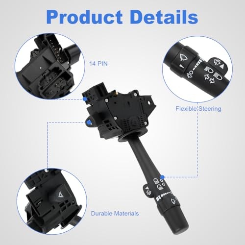 Turn Signal Switch Compatible with 2003-2007 Chevy
