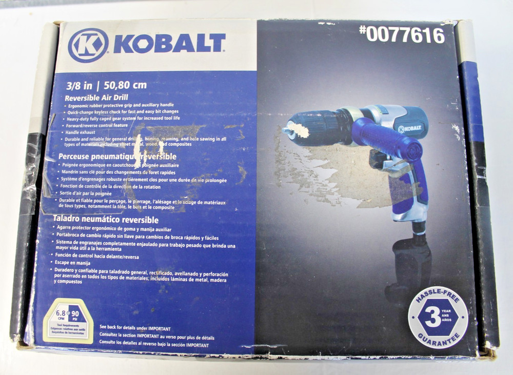 Kobalt Forward/Reverse Rocker Switch Air Drill 0077616