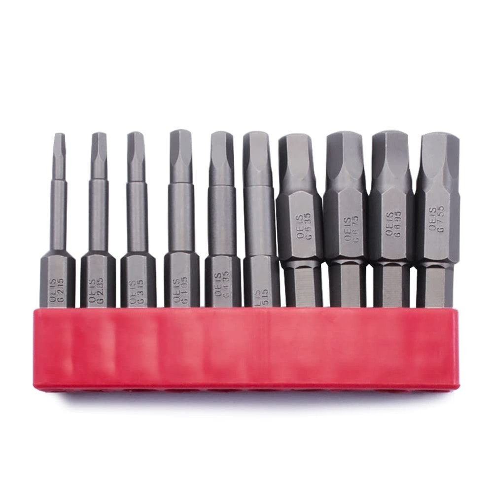 10pcs Magnetic Pentagonal Drive Bit 5 Sided Pentagon Head Screwdriver Bits Se...