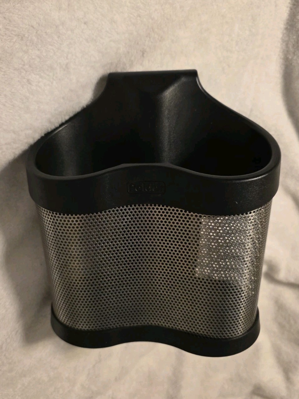 Polder Black Style Station Hot Tool Holder Bathroom Organizer