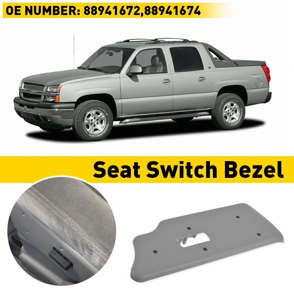 Seat Switch Driver Bezel Side for 2003-2007 Chevy Silverado 1500 HD 2500 HD 3500