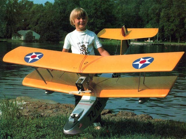 Model Builder 1920s Navy Flying Boat Plans Nov 1975, 72" WS