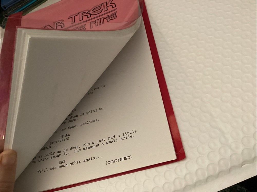 Star Trek Deep Space Nine "Meridian" Final Draft September 20, 1994 Script