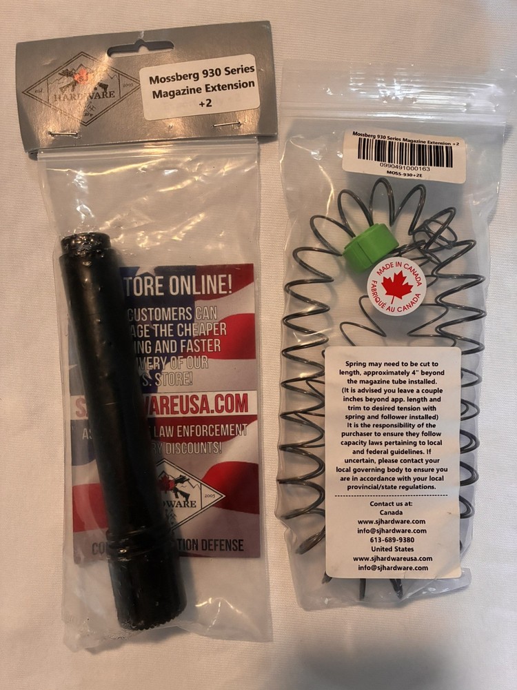 SJ HARDWARE Mossberg 930 940 990 +2  Extension