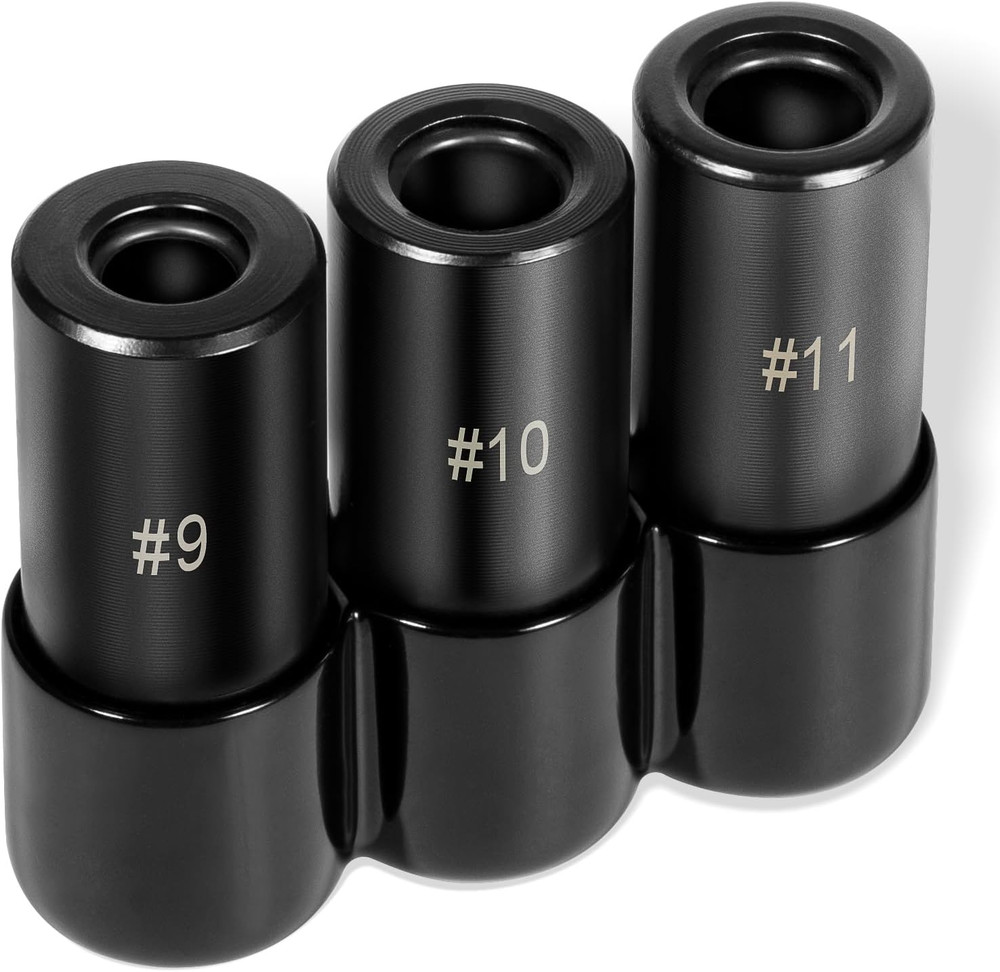 70940 3-Piece Tap Socket Set, 5/8" 11/16" 3/4" #9#10#11