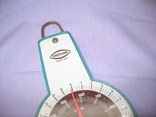 Chatillon Vintage Hanging Scale with Dial 25 Pounds