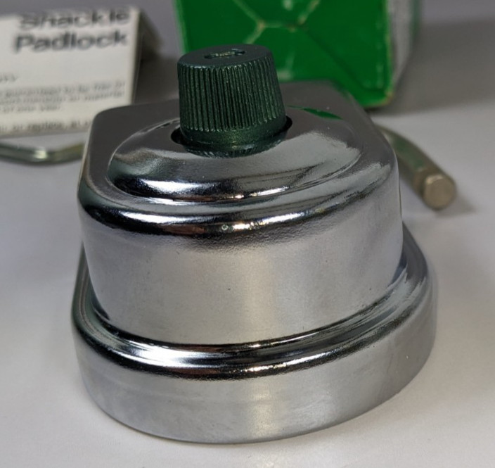 Sargent & Greenleaf Key Changing Combination Padlock 8077AB 1989 High Security