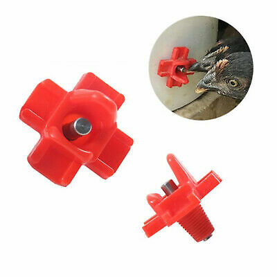 10 Horizontal Side Mount Chicken Nipples Water Automatic Poultry PREMIUM QUALITY