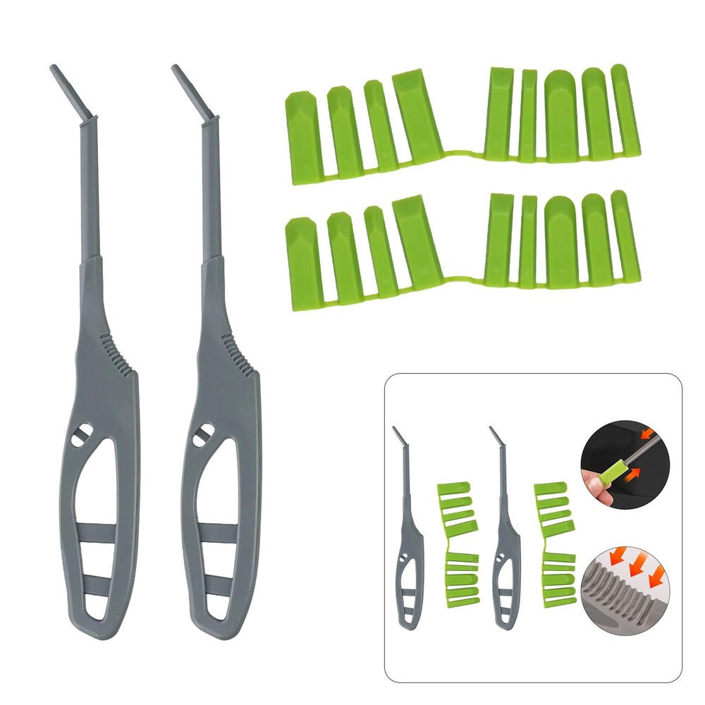 Household Essential Two Piece Silicone Seam Tool Kit with Various Sizes