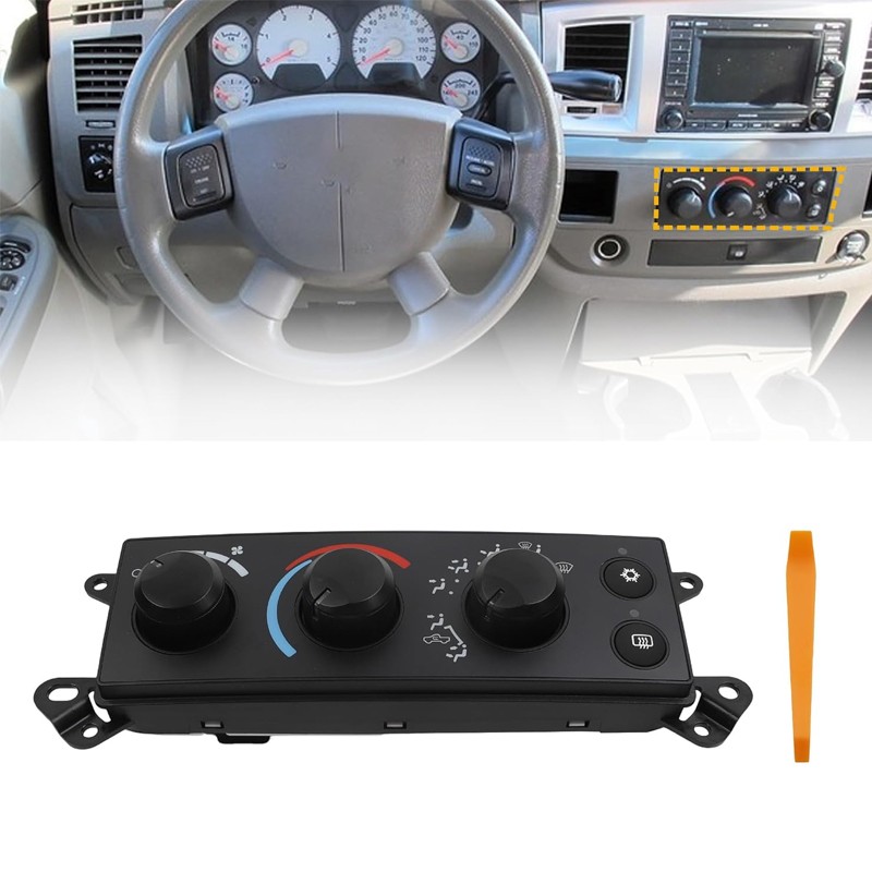 For 2006-2008 Dodge Ram Single HVAC Controls Module for 55057079AB