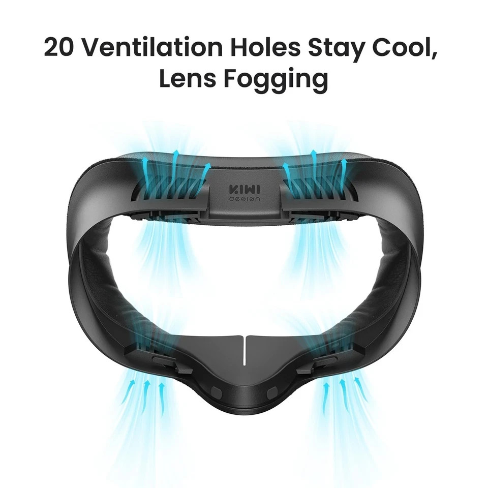 V4 Facial Interface Face Pads Compatible with Oculus/Meta Quest 3S, NOT Compa...