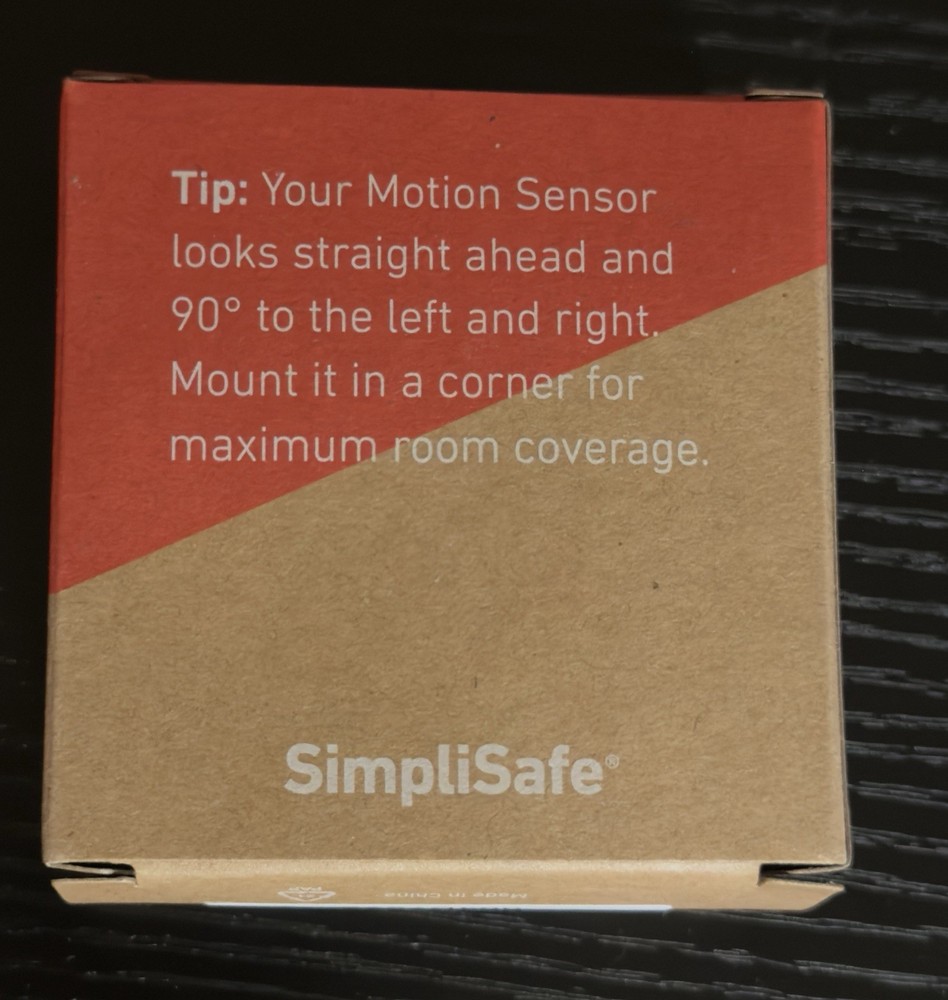 Simplisafe Motion Sensor Detector MS3 Security System White Brand New