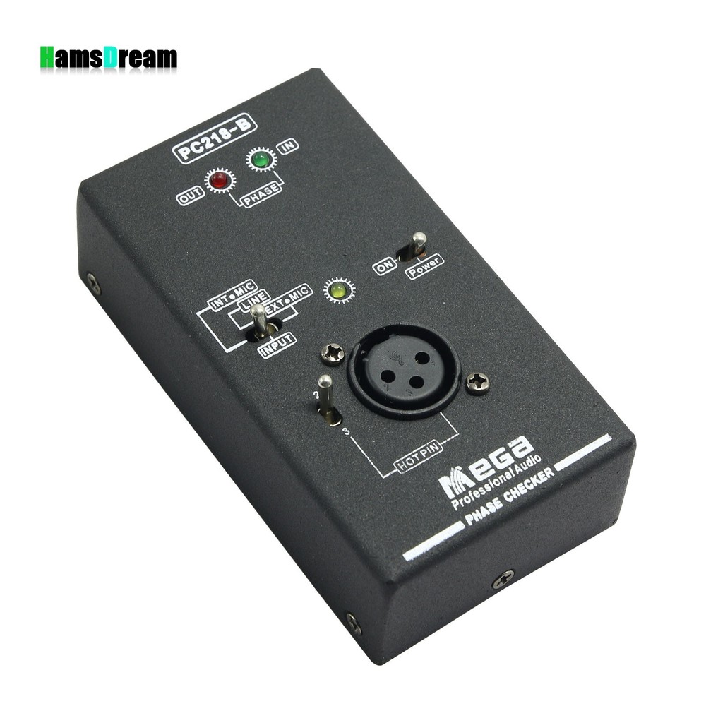 Phase Polarity Tester Checker Detector Audio Speaker Microphone Sound Testing