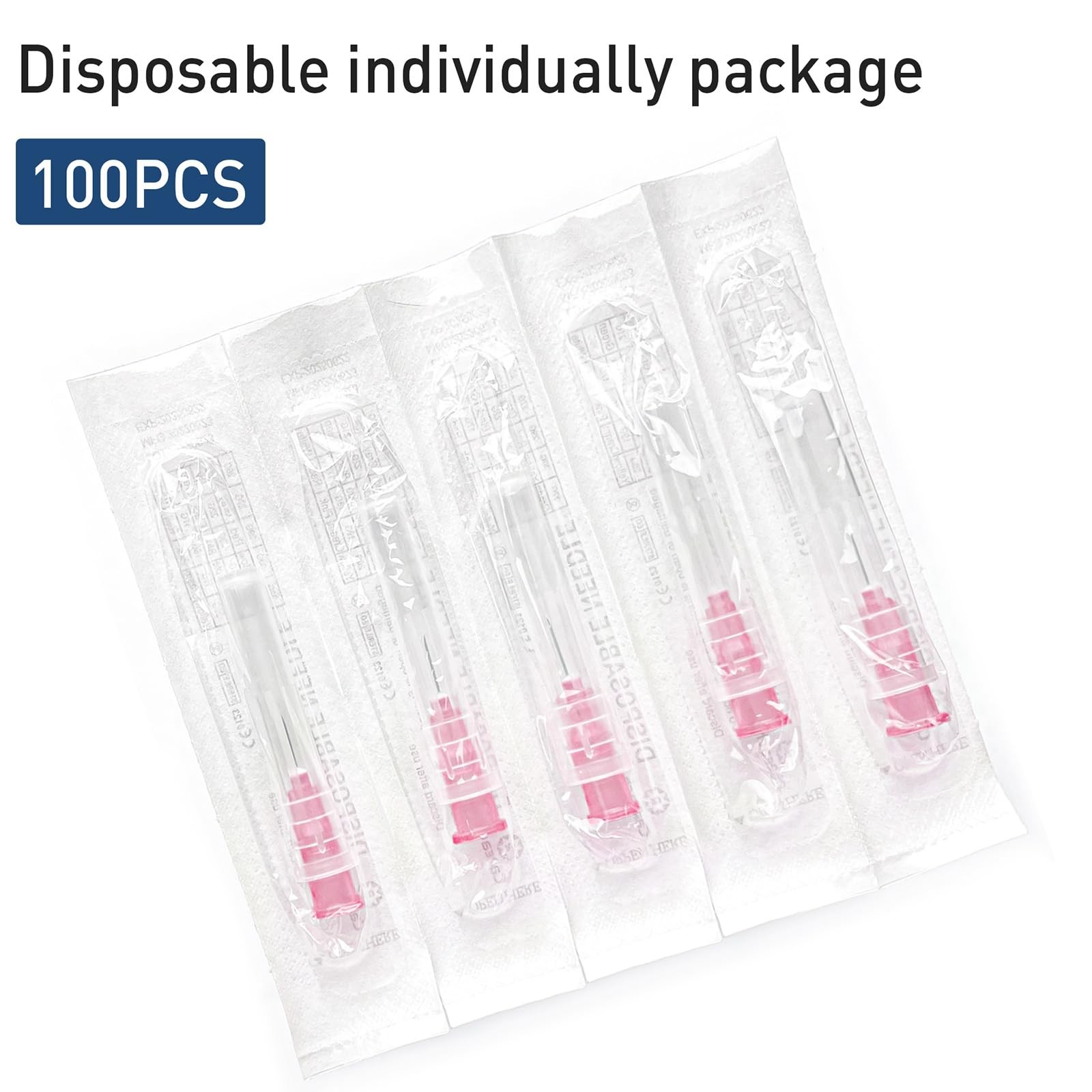 100PCS 29Ga 1/2 inch(13mm) Needle Lab Accessories, Refilling 29G inch