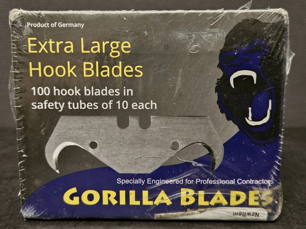 Gorilla Blades Extra Large Hook Blades 100ct - Better Tools 20303R