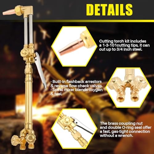 Victor Type Cutting Attachment Torch Handle Oxygen/Acetylene Cutting Welding