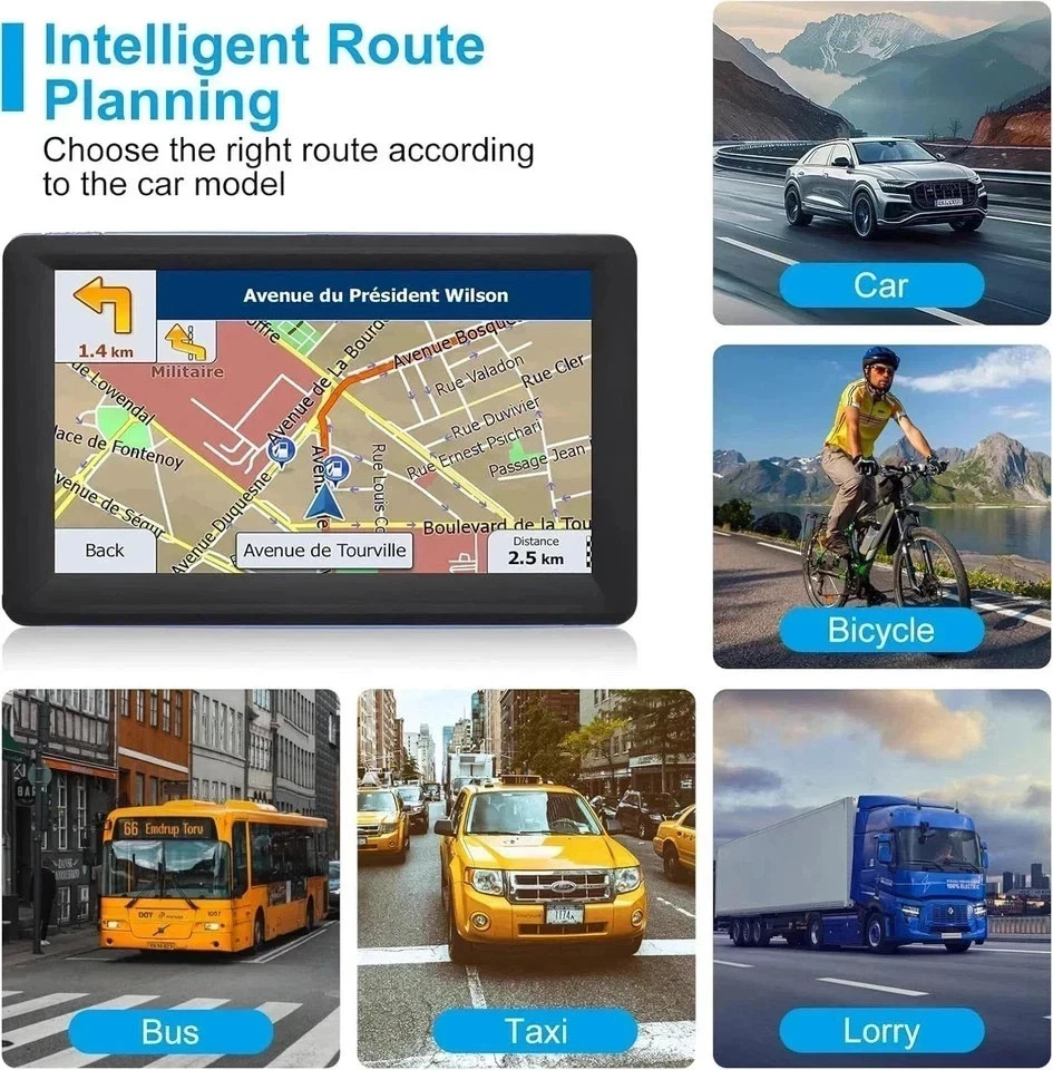 Garmin Car Truck GPS Navigation 7 Inch Touch Screen 2025 Maps Spoken Direction