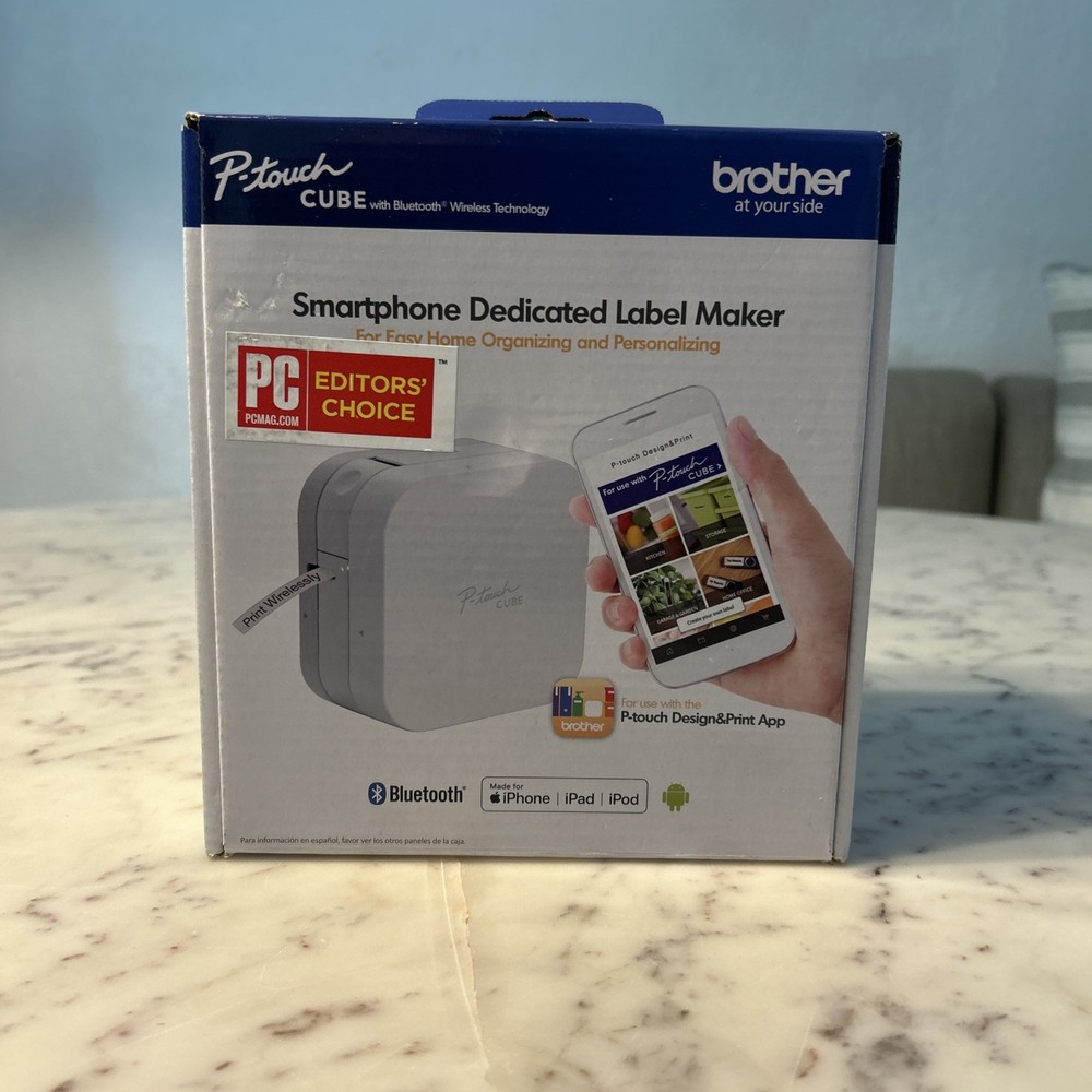 Brother P-Touch Cube Smartphone PT-P300BT Bluetooth Wireless Label Maker