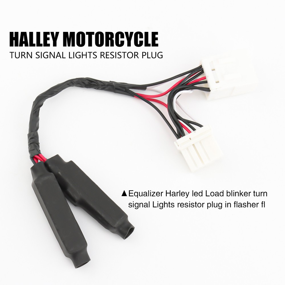 Equalizer LED Load Blinker Turn Signal Lights Resistor Plug Flasher For Harley