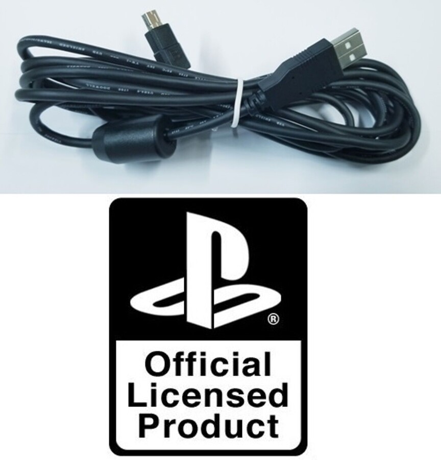 OFFICIAL Sony  USB  CHARGING CABLE CORD FOR DUALSHOCK PLAYSTATION 3 CONTROLLER