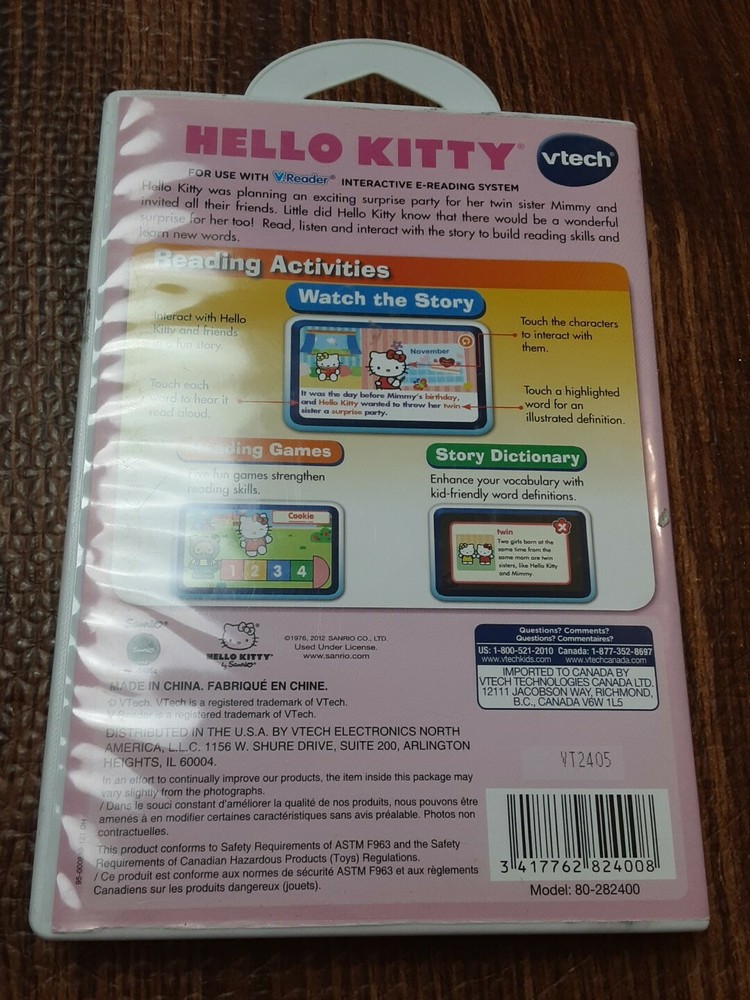 VTech V.Reader Disney Princess & Hello Kitty Cartridge