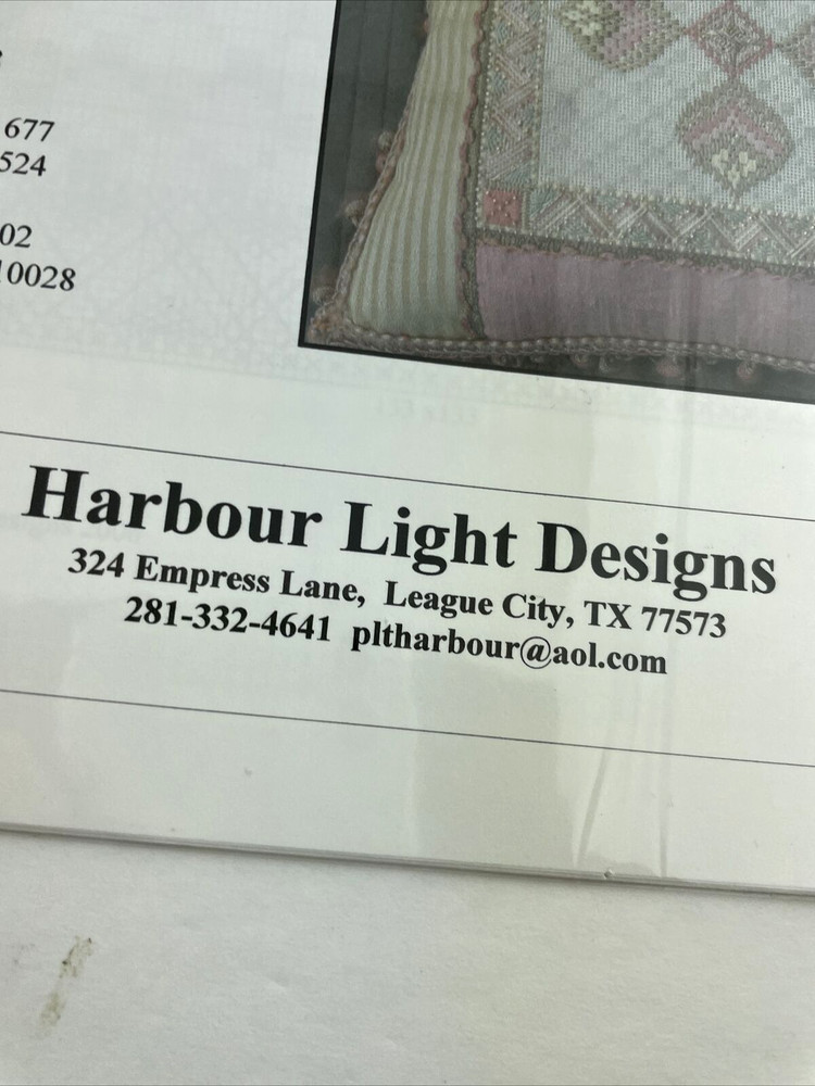 Harbour Light Designs Needlepoint Chart PATTERN Meadow Flower Paula Towner