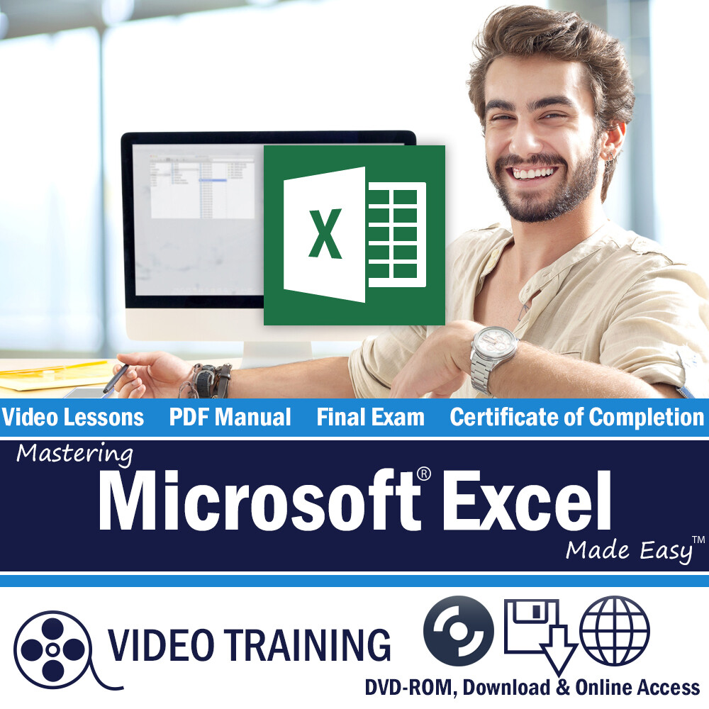 Learn EXCEL for Microsoft 365 Training Tutorial DVD & Digital Course 9 Hrs