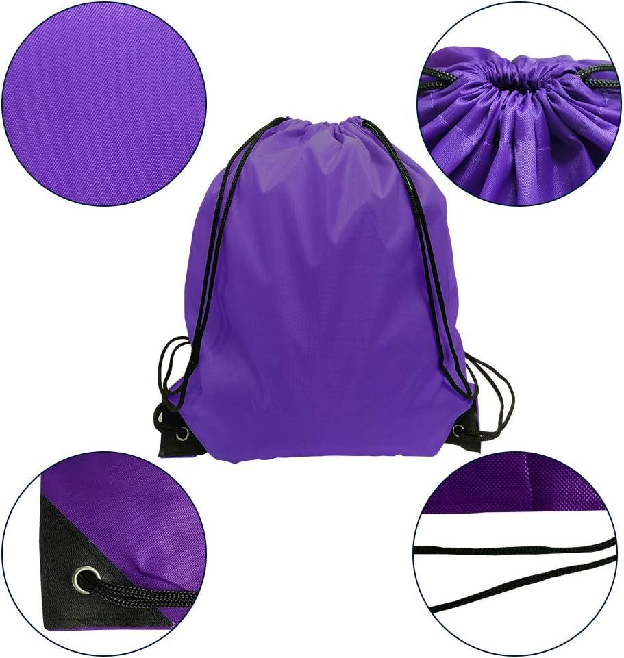 GoodtoU Drawstring Bags 36 Pcs String Bag Backpack Cinch Draw 12 Colors