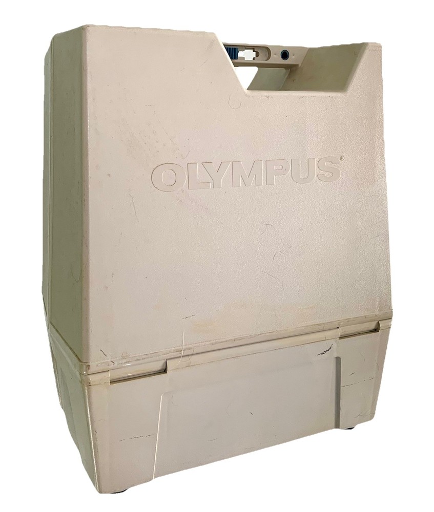 Olympus CHB-001 Model Microscope 4 Objectives w Manual Case Accessories EUC