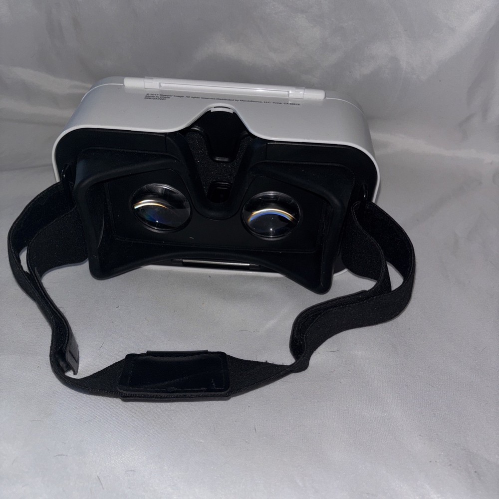 Sharper Image Virtual Reality Smartphone Viewer 360 Degree Headset VR BlackWhite