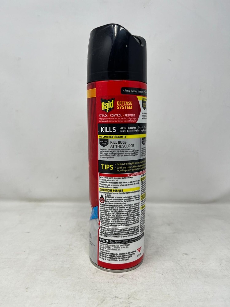 Set of 2x Raid Flying Insect Killer + Raid Ant & Roach Killer, Fresh Scent *Dent