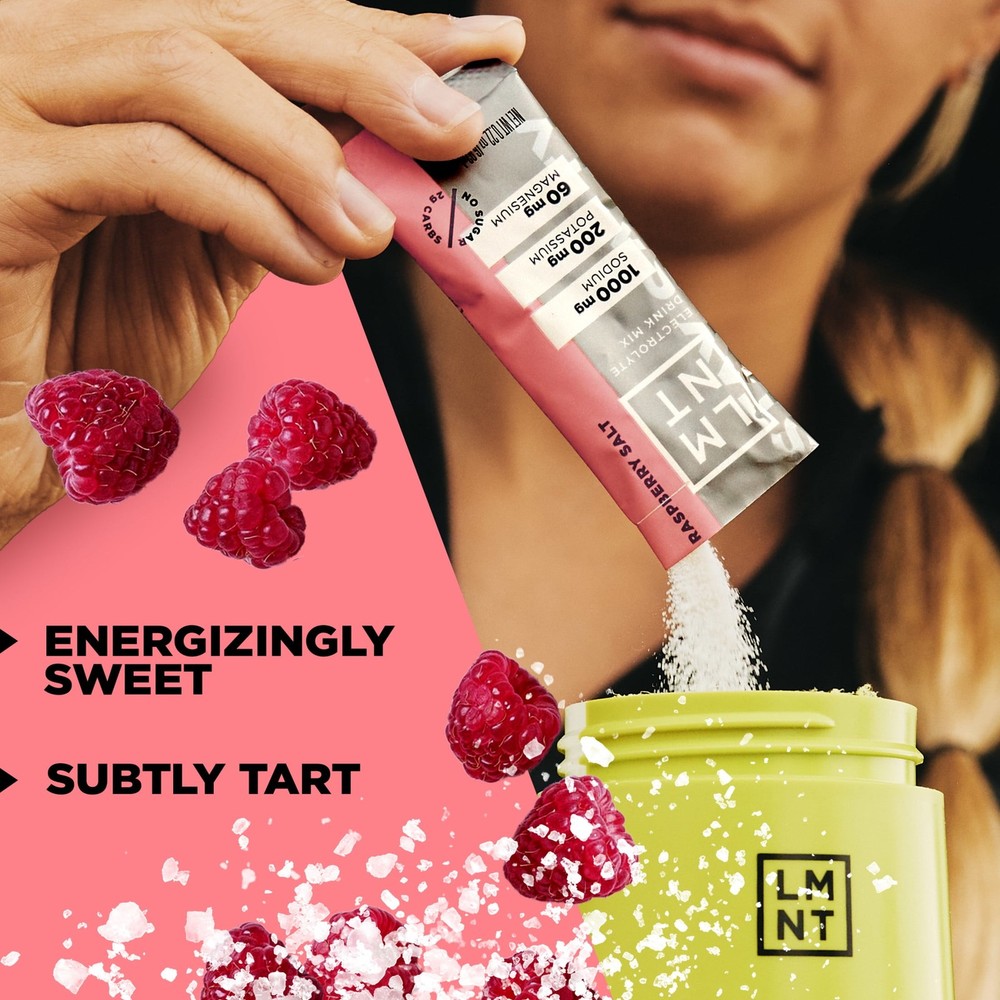 Zero Sugar Electrolyte Drink Mix - Raspberry - 6ct