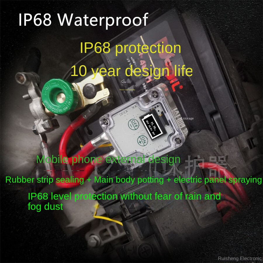 Cut Off Isolator Battery Disconnect Switch Wireless Remote For Car Power Protect