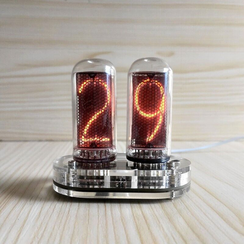 Tube Thermometer Creative Desktop Thermometer IN-18 2-Digit Nixie