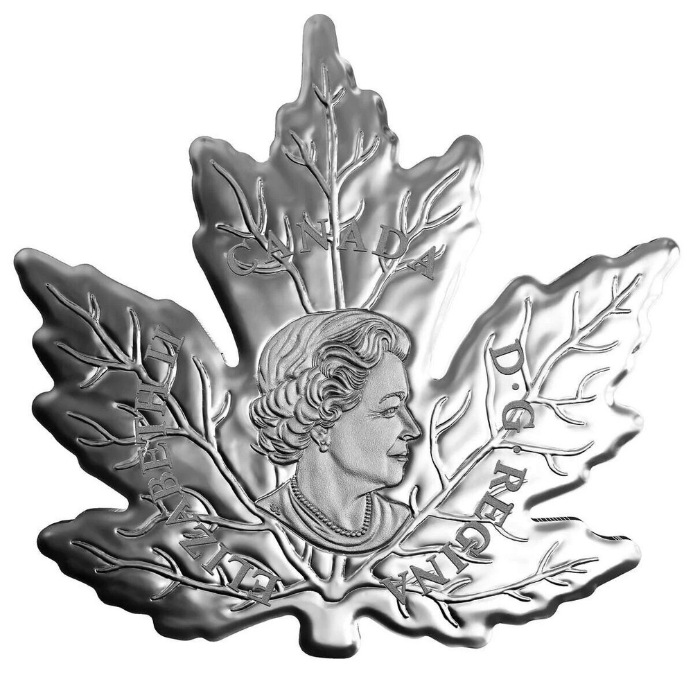 2016 Canada $10 Maple Leaf Silhouette: Canada Geese Fine Silver Coin